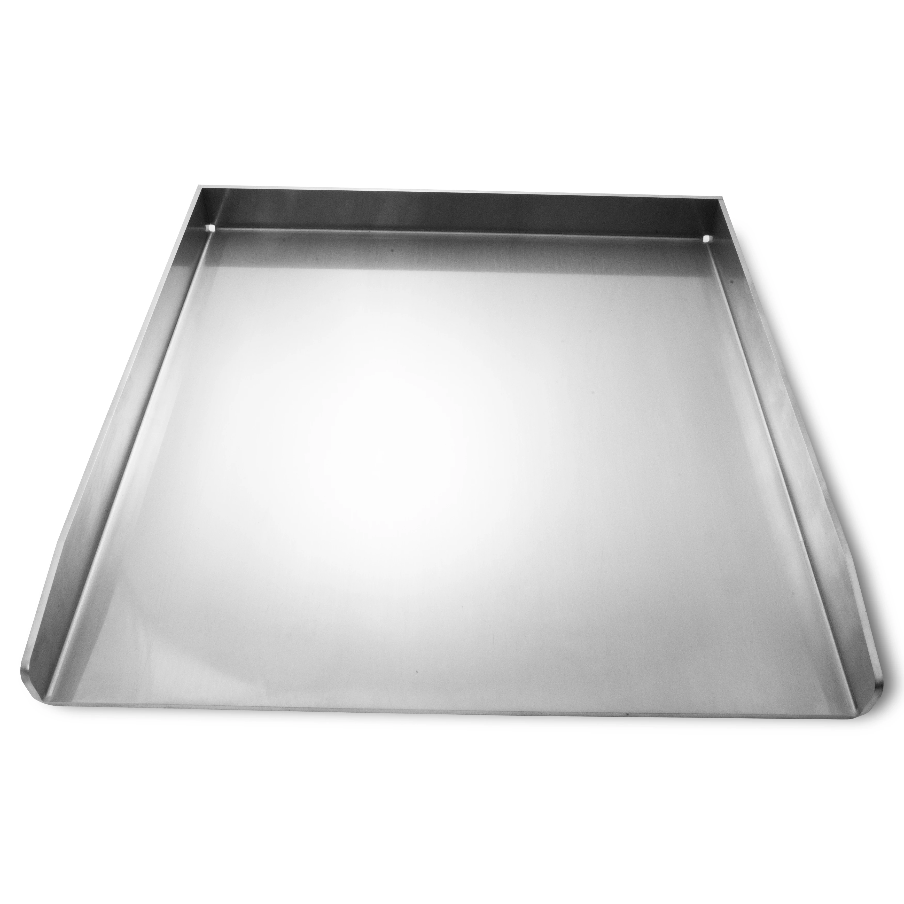 Plancha Edelstahl Grillplatte - Burnhard Fred - Large 40x41,5cm