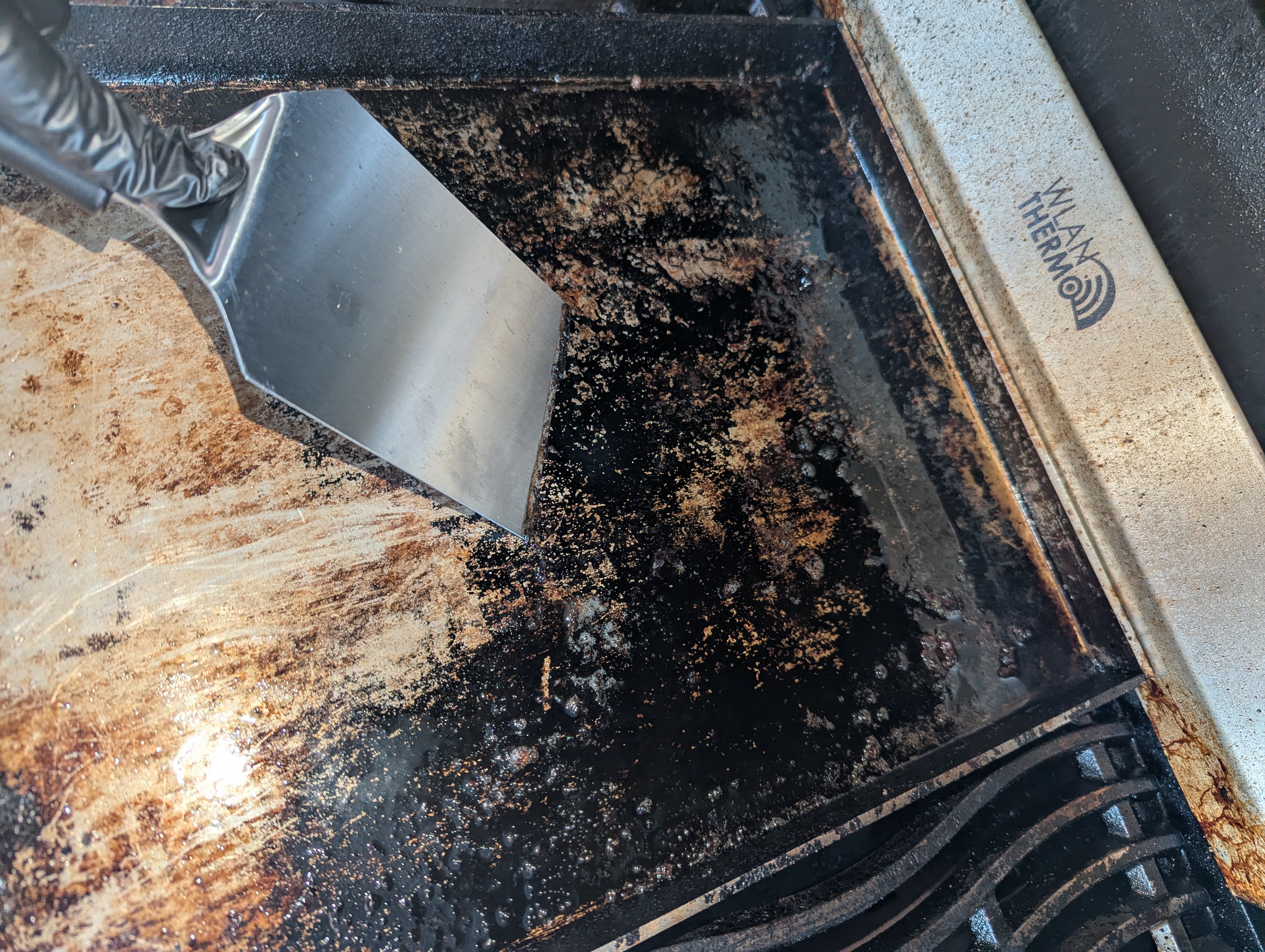 Plancha Edelstahl Spachtel reinigen Edelstahl Plancha Spachtel reinigen