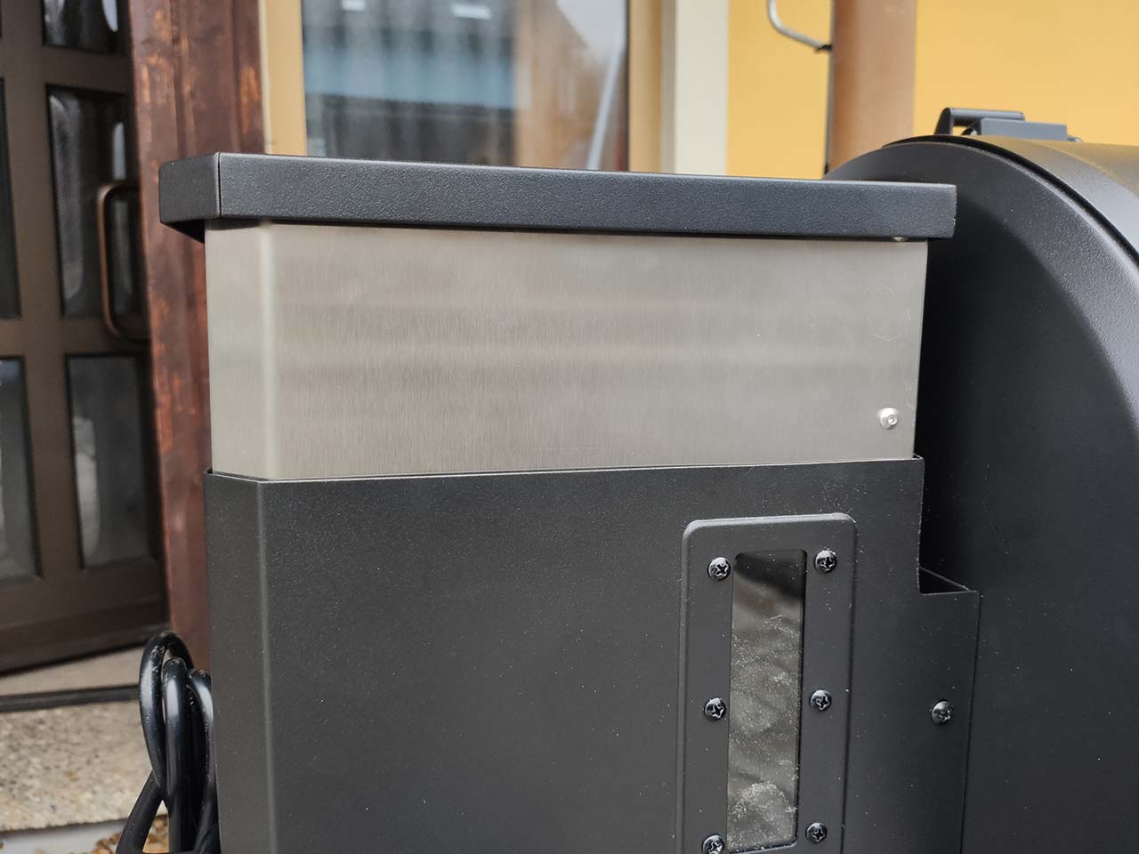 Aldi_Meateor_Pelletsmoker_Erweiterung Erweiterung Pellettank Aldi Smoker